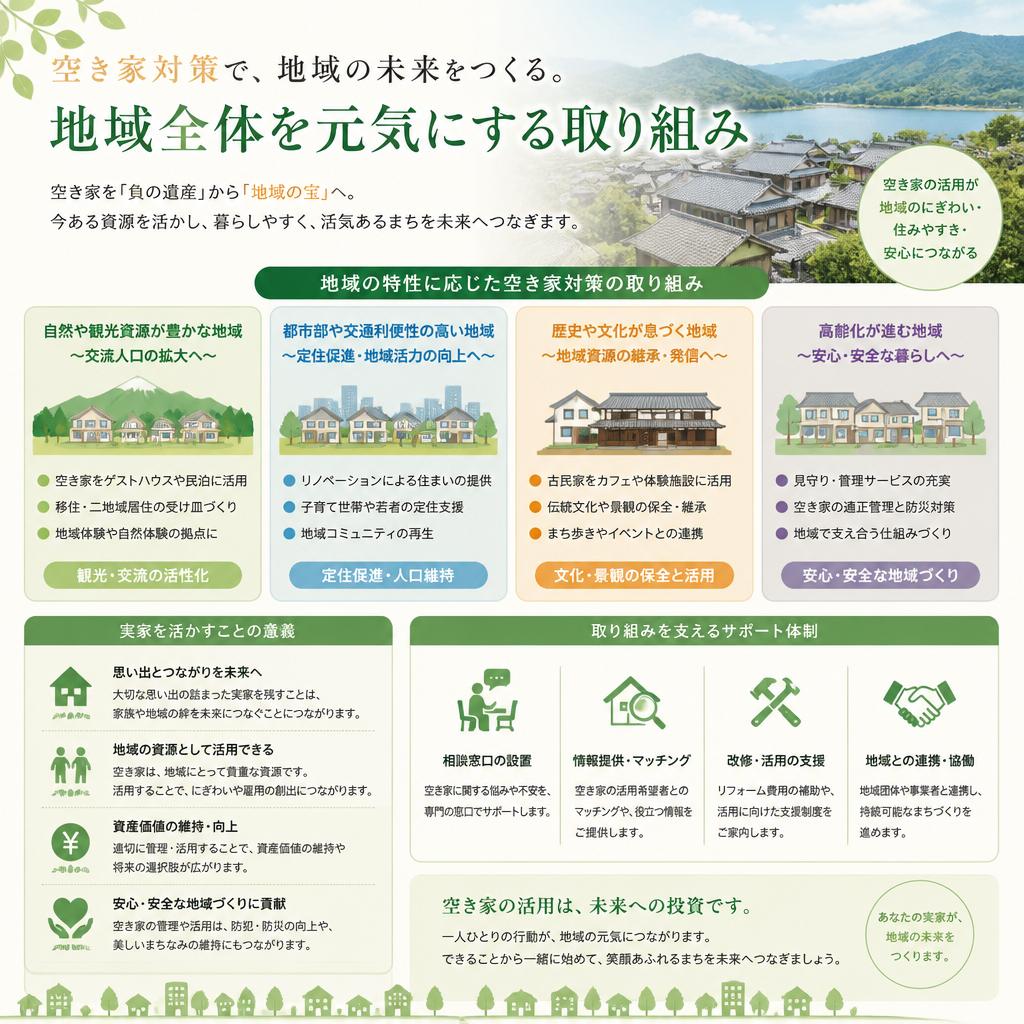 地域活性化につながる空き家対策