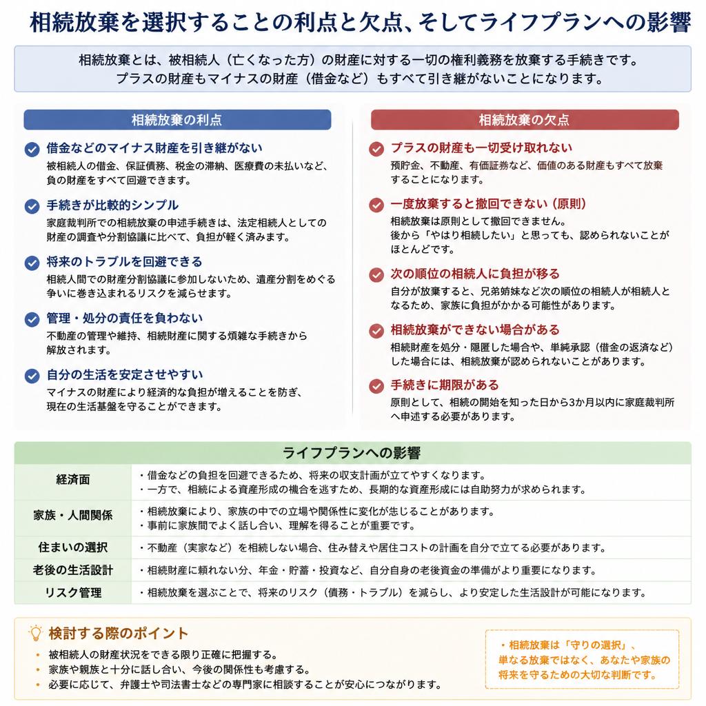 相続放棄のメリット・デメリット
