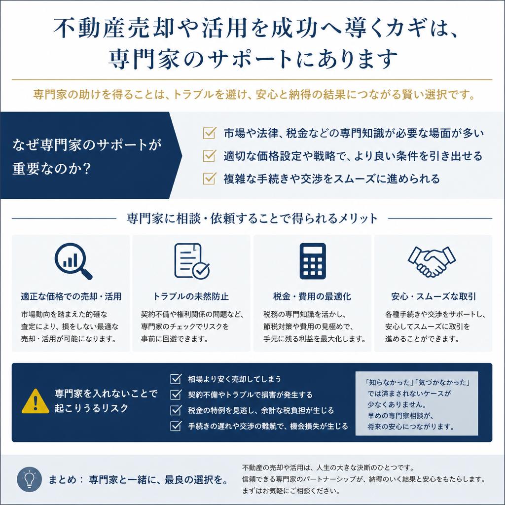 専門家によるサポートの重要性