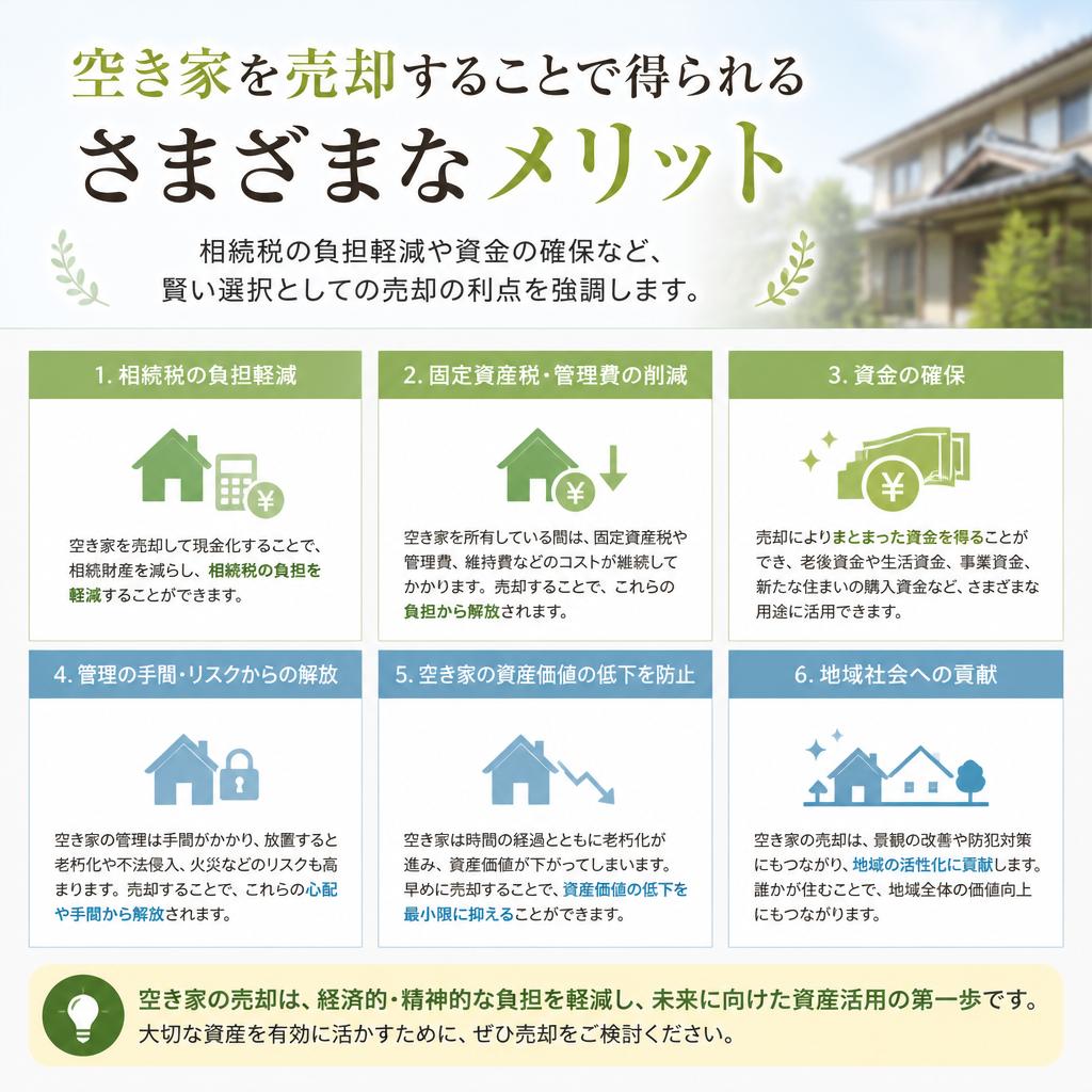 空き家を売却するメリット