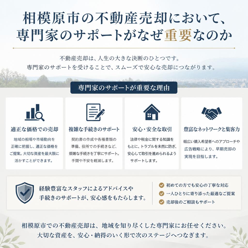 専門家によるサポートの重要性