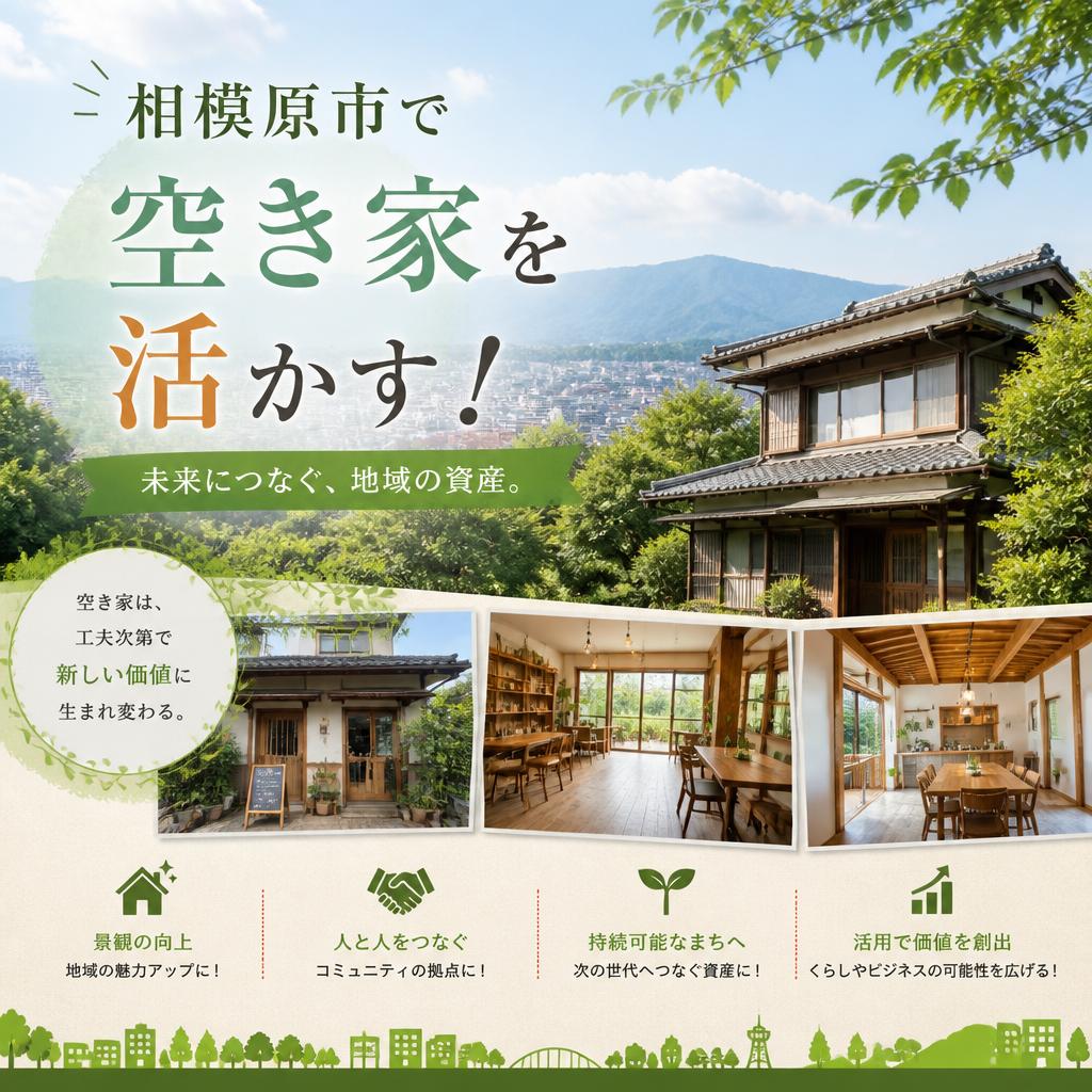 相模原市で空き家を活かす！