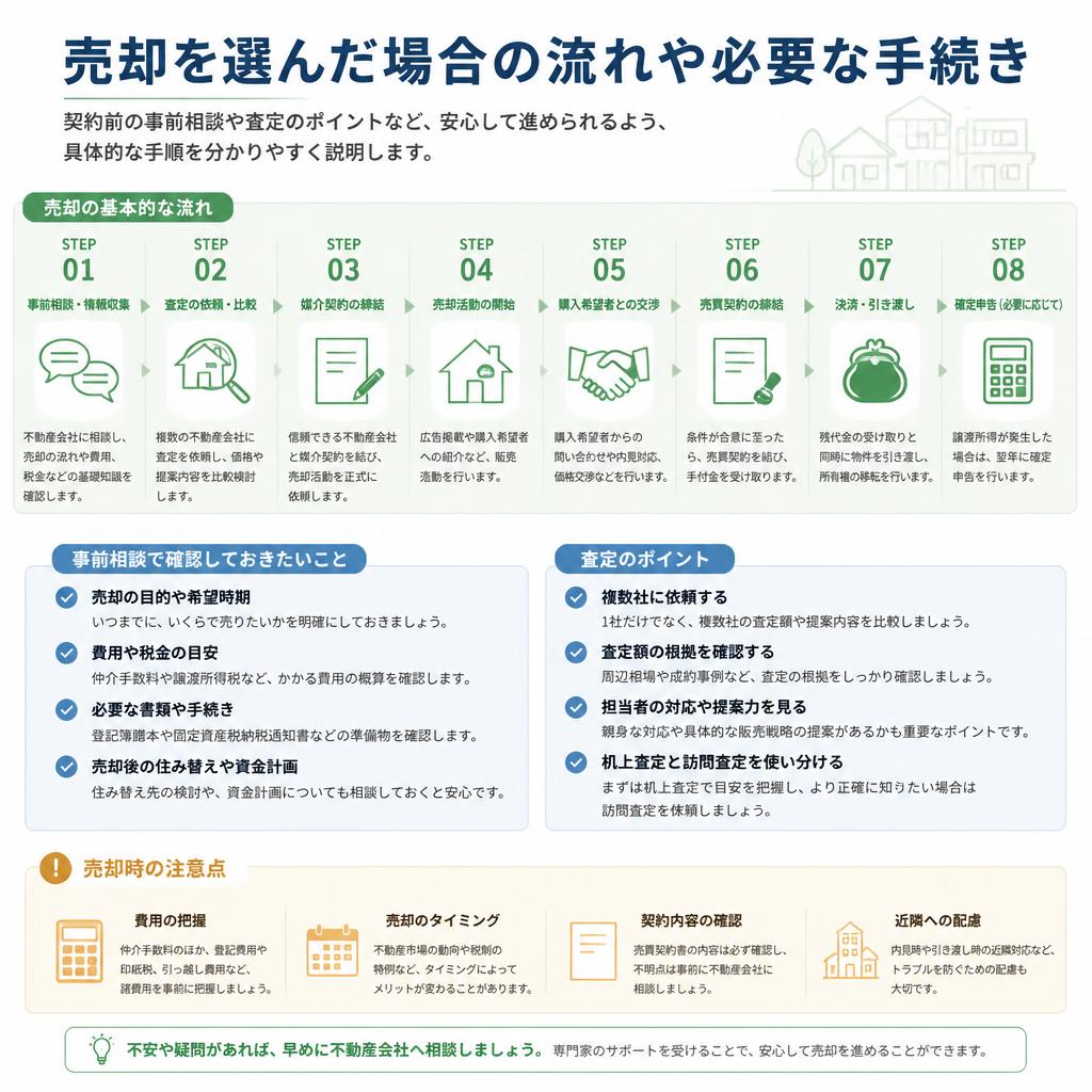 3. 不動産売却の流れと手続き