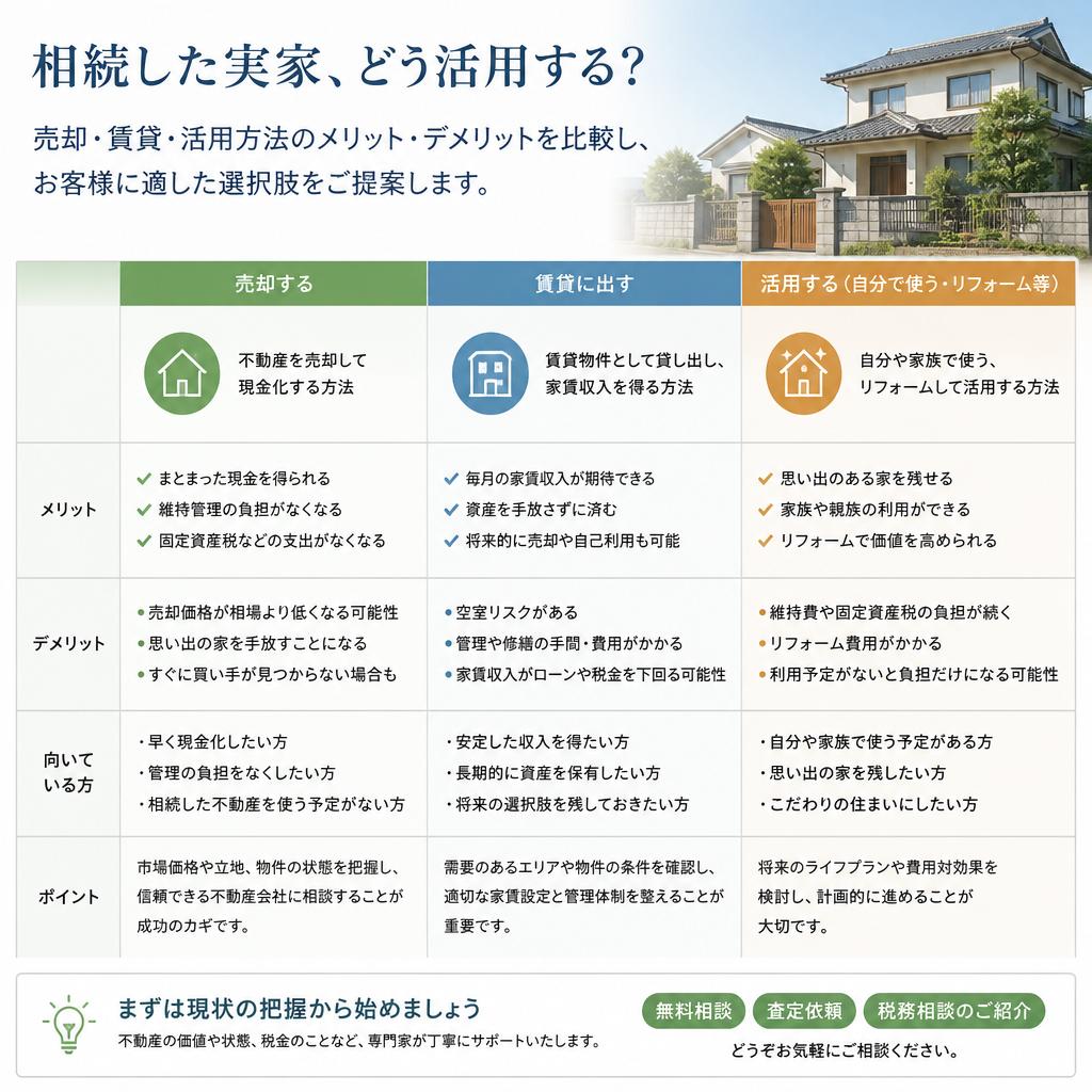 4. 実家の活用方法とは？