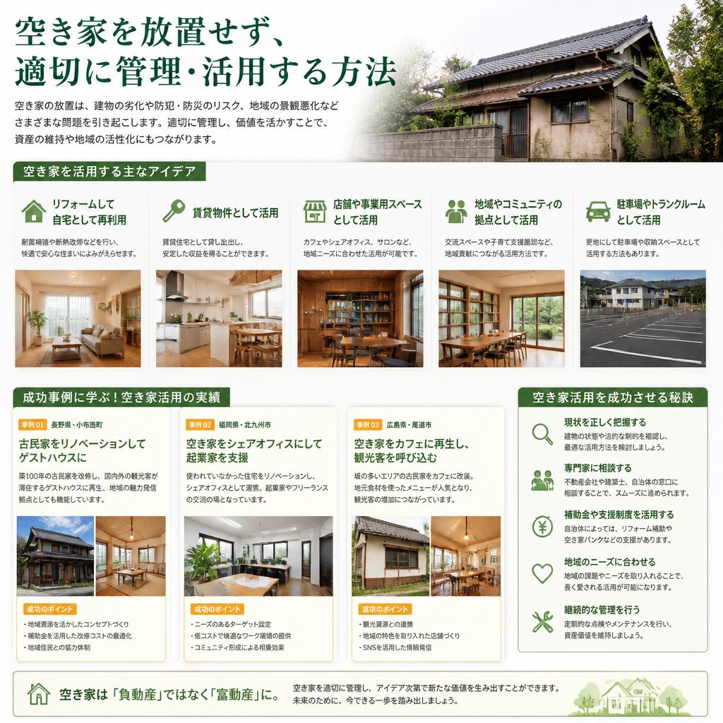 効果的な空き家管理と活用方法