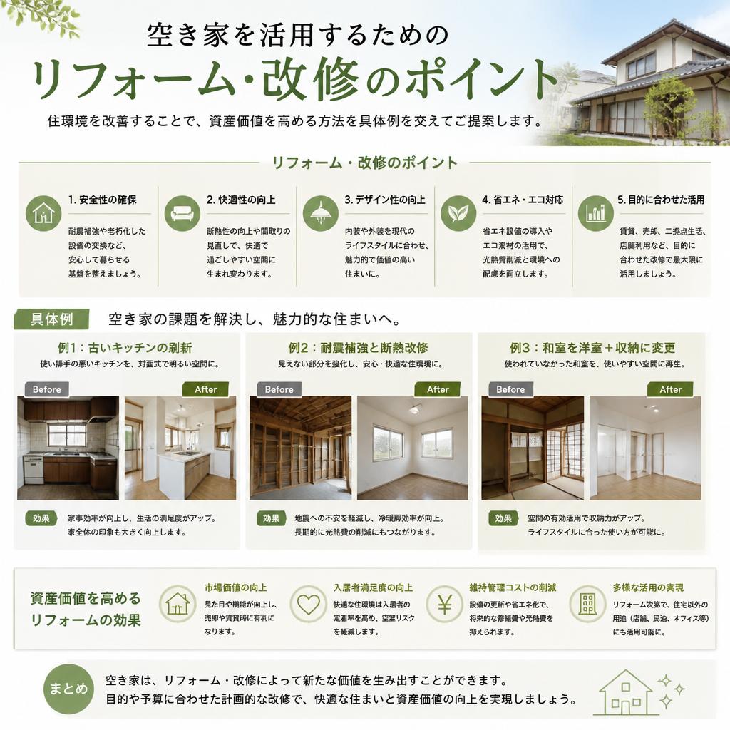 リフォームと住環境改善で資産価値を向上