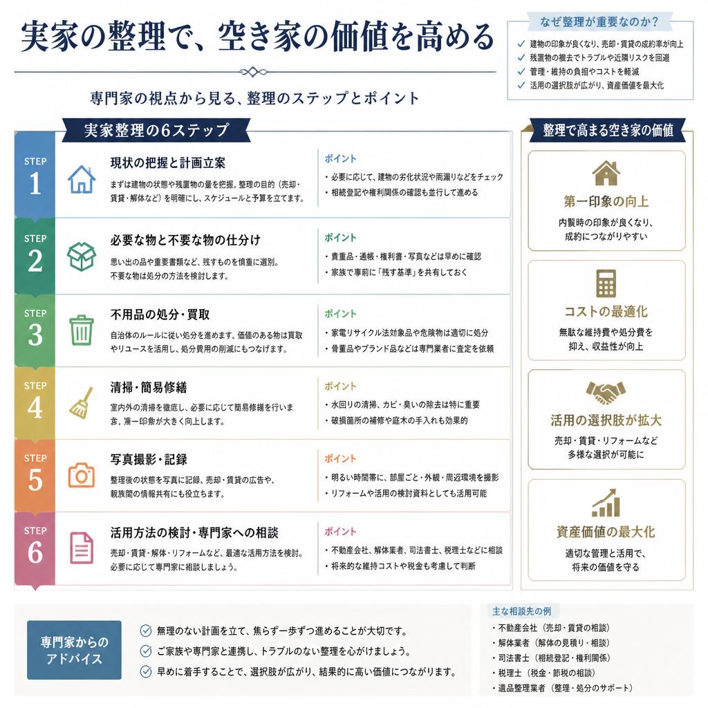 実家整理の重要性とプロセス